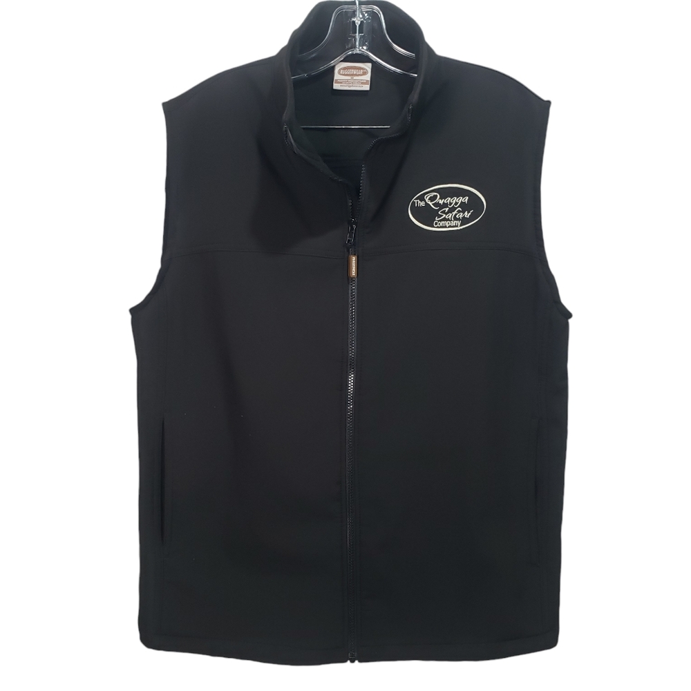 RUGGEDWEAR Black Vest Lined Pockets Zipper | Medium